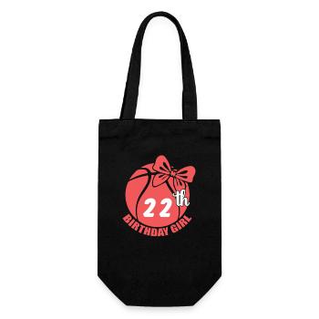 Basket-ball 22e anniversaire Basketteur - Sac à bouteille - noir - Devant