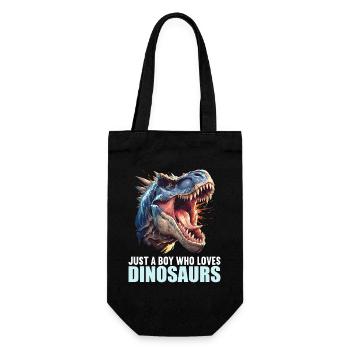 Dino Dinosaur Dinosaur - Gift Bag for Bottles - black - Front