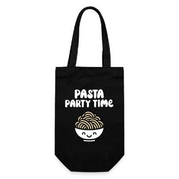 Fête des pâtes - Sac à bouteille - noir - Devant
