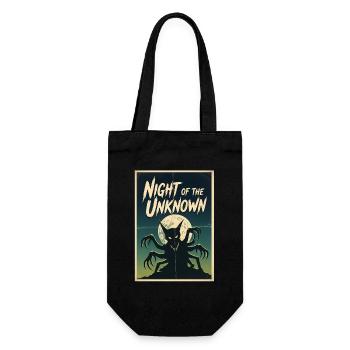 Mystical Night Elf with Moonlight - Gift Bag for Bottles - black - Front