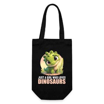 Dino Dinosaur Dinosaur - Gift Bag for Bottles - black - Front