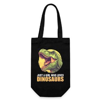 Dino Dinosaur Dinosaur - Gift Bag for Bottles - black - Front