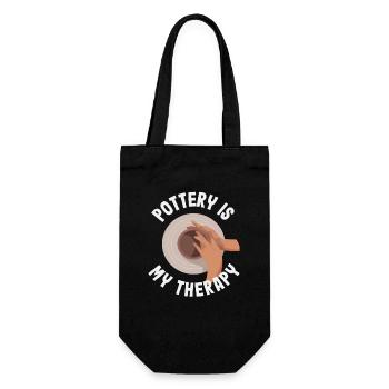 La poterie est ma joie thérapeutique - Sac à bouteille - noir - Devant