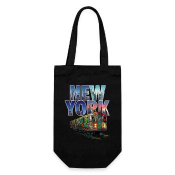 New York Hip Hop Capital Street Culture Tribute - Gift Bag for Bottles - black - Front