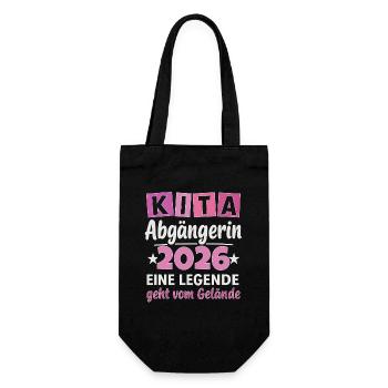 Daycare graduate 2026 motif - Gift Bag for Bottles - black - Front