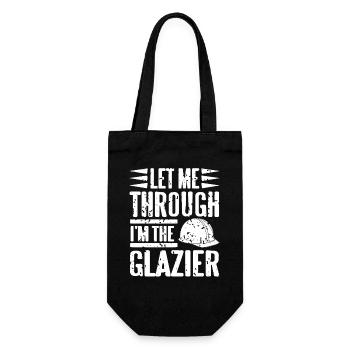 I Am Glaziering Today Leave Me Alone Humor - Geschenkbeutel für Flaschen - Schwarz - Vorne