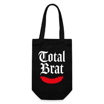 Total Brat - Gift Bag for Bottles - black - Front