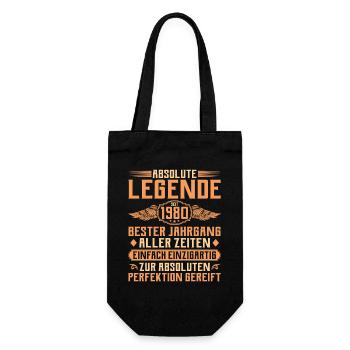 45e anniversaire - Légende depuis 1980 - Sac à bouteille - noir - Devant