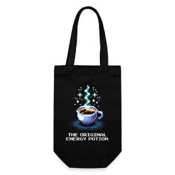 The original energy drink | Coffee - Gift Bag for Bottles - black - Front
