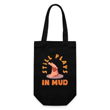 Amateur de poterie : toujours en train de jouer dans la boue - Sac à bouteille - noir - Devant