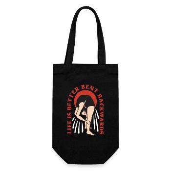 Contorsionniste Contorsion - Sac à bouteille - noir - Devant