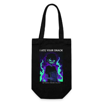 Dark Phonk Anime Creepy J'ai mangé ton goûter - Sac à bouteille - noir - Devant