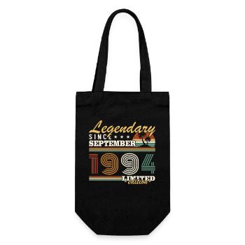 September 1994 Vintage Geburtstagsgeschenk - Geschenkbeutel für Flaschen - Schwarz - Vorne