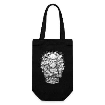 Pull de Noël moche - Sac à bouteille - noir - Devant