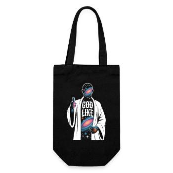 Conception galactique semblable à celle de Dieu - Sac à bouteille - noir - Devant