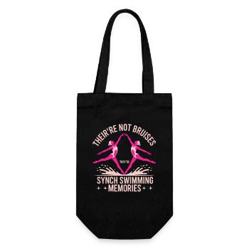 Synchronschwimmen Kunstschwimmen Wassersport - Geschenkbeutel für Flaschen - Schwarz - Vorne