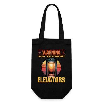 Elevator toddler & kids - Gift Bag for Bottles - black - Front