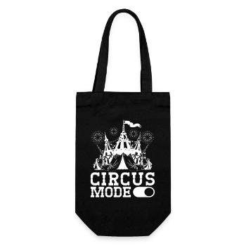 Circus Graphic Circus Mode On Gifts - Gift Bag for Bottles - black - Front