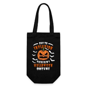 Drôle d’inflation Halloween Cotes - Sac à bouteille - noir - Devant