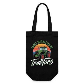 Tractor Kids Farm Lifestyle - Geschenkbeutel für Flaschen - Schwarz - Vorne