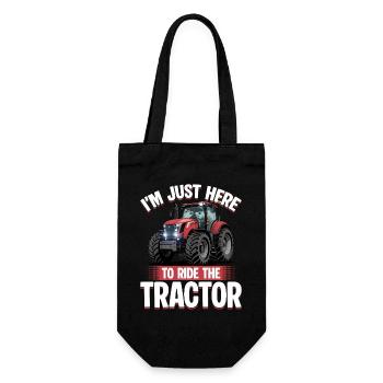 Tractor Kids Farm Lifestyle - Geschenkbeutel für Flaschen - Schwarz - Vorne