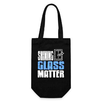Glazier Professional Craftsmanship Window Pride - Gift Bag for Bottles - black - Front