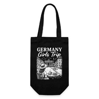 Deutschland Mädchenreise - Geschenkbeutel für Flaschen - Schwarz - Vorne