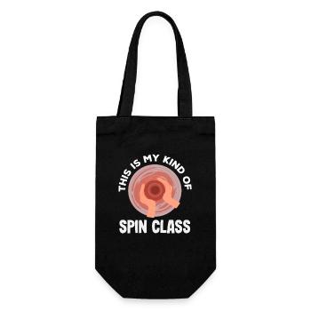 Cours de poterie : voici mon genre de cours de tournage - Sac à bouteille - noir - Devant
