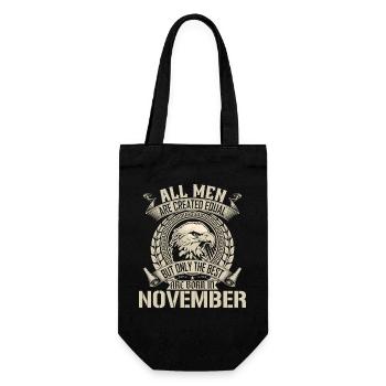 November Eagle Unity Design - Gift Bag for Bottles - black - Front