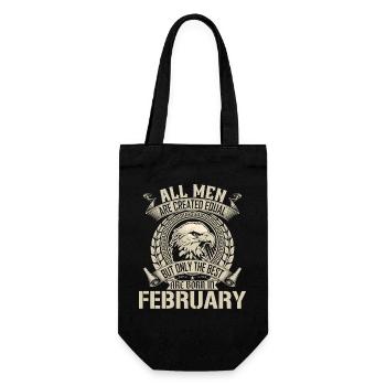 February Eagle Unity Statement - Gift Bag for Bottles - black - Front