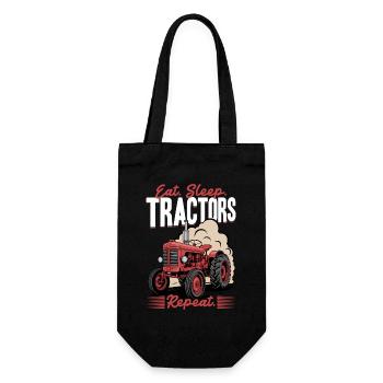 Tractor Kids Farm Lifestyle - Geschenkbeutel für Flaschen - Schwarz - Vorne