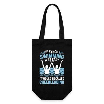 Synchronschwimmen Kunstschwimmen Wassersport - Geschenkbeutel für Flaschen - Schwarz - Vorne