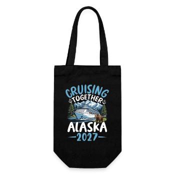Alaska Cruise Ship Adventure 2023 - Gift Bag for Bottles - black - Front