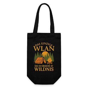 Le seul wifi est le Wilderness Camping Nature - Sac à bouteille - noir - Devant
