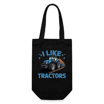 Tractor Kids Farm Lifestyle - Geschenkbeutel für Flaschen - Schwarz - Vorne