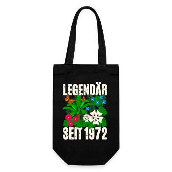 Légendaire depuis 1972 Fleurs - Sac à bouteille - noir - Devant