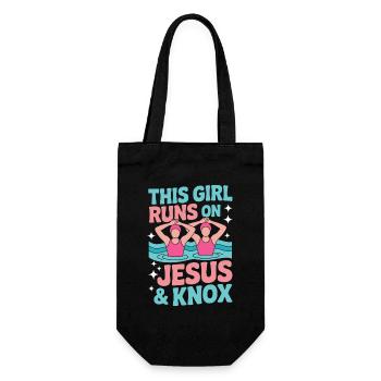 Synchronized swimming Artistic swimming Water sports - Gift Bag for Bottles - black - Front