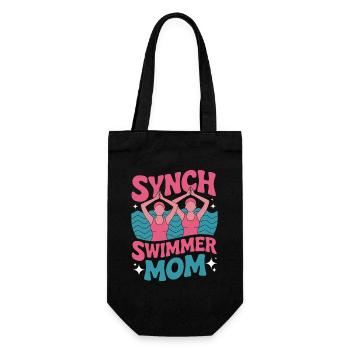 Synchronschwimmen Kunstschwimmen Wassersport - Geschenkbeutel für Flaschen - Schwarz - Vorne