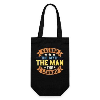 Papa Père Fête des Pères - Sac à bouteille - noir - Devant