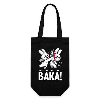 Sortez du contact social inutile Baka Anime - Sac à bouteille - noir - Devant