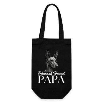 Papa chien pharaon - Sac à bouteille - noir - Devant