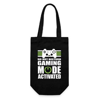 Gaming Mode Do Not Disturb - Gift Bag for Bottles - black - Front