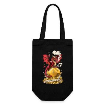 Dragon sur W20 – Nombre de dessins animés Glory - Sac à bouteille - noir - Devant