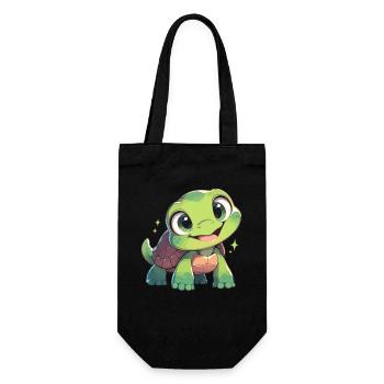 Tortoises Tortoise - Gift Bag for Bottles - black - Front