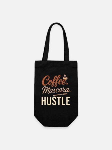 Life is too short to stay in stock - Gift Bag for Bottles - black