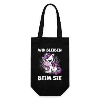 Mallorca WE STAY WITH YOU Anti Flirt Funny - Gift Bag for Bottles - black - Front