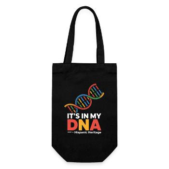 C’est dans mon ADN Héritage hispanique Fierté latino - Sac à bouteille - noir - Devant