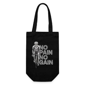 NO PAIN NO GAIN - Avec le vélo de route vers le succès sportif - Sac à bouteille - noir - Devant