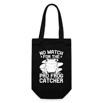 Frog Catcher n’a pas de poids face à la grenouille - Sac à bouteille - noir - Devant