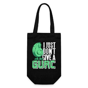 Guacamole Is Calling and I Must Go Funny Quote - Geschenkbeutel für Flaschen - Schwarz - Vorne